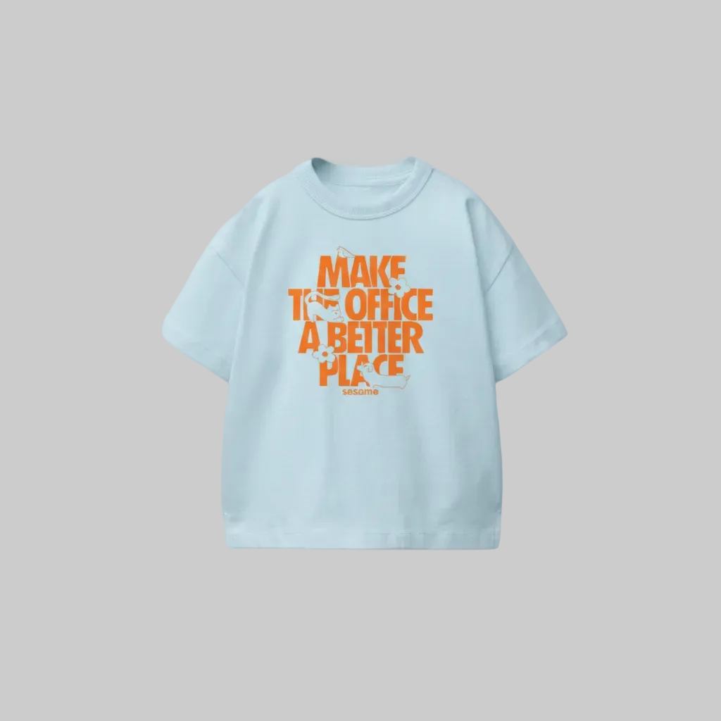 Camiseta Office Better Verde KID