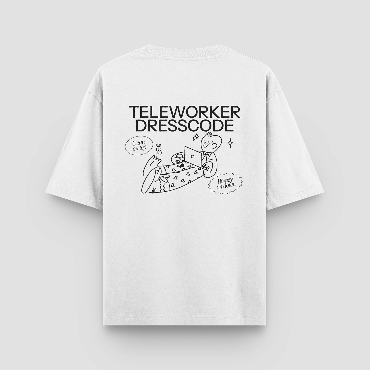 Camiseta Teleworker by Locomonky