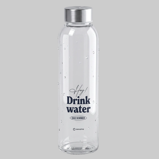 Botella "Hey, drink water"