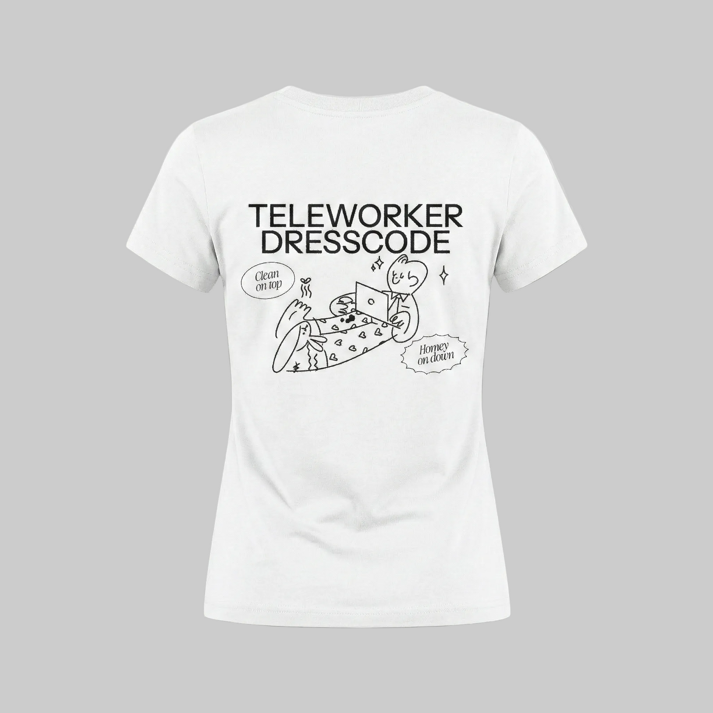 Camiseta Teleworker by Locomonky