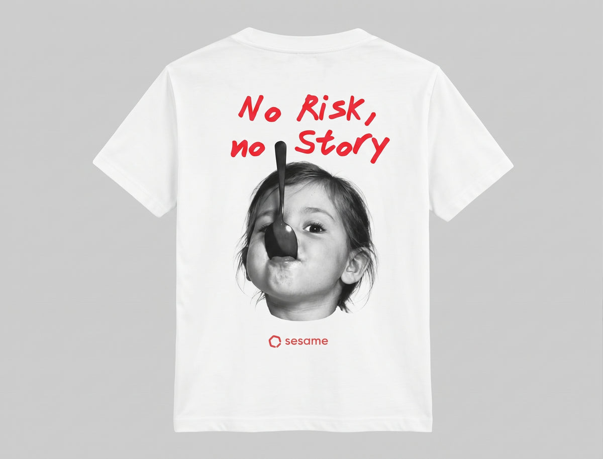 Camiseta Mujer No Risk No Story