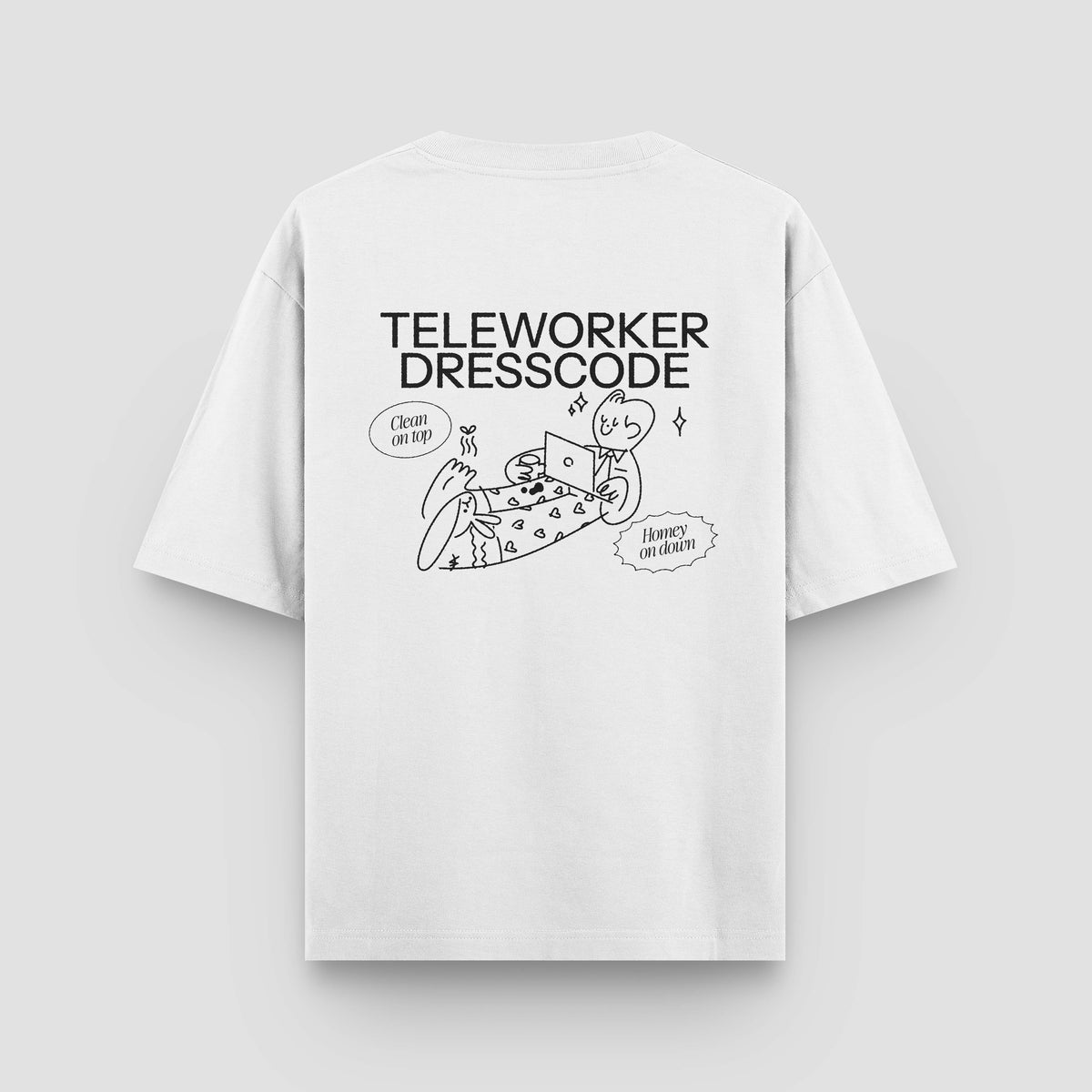 Camiseta Teleworker by Locomonky