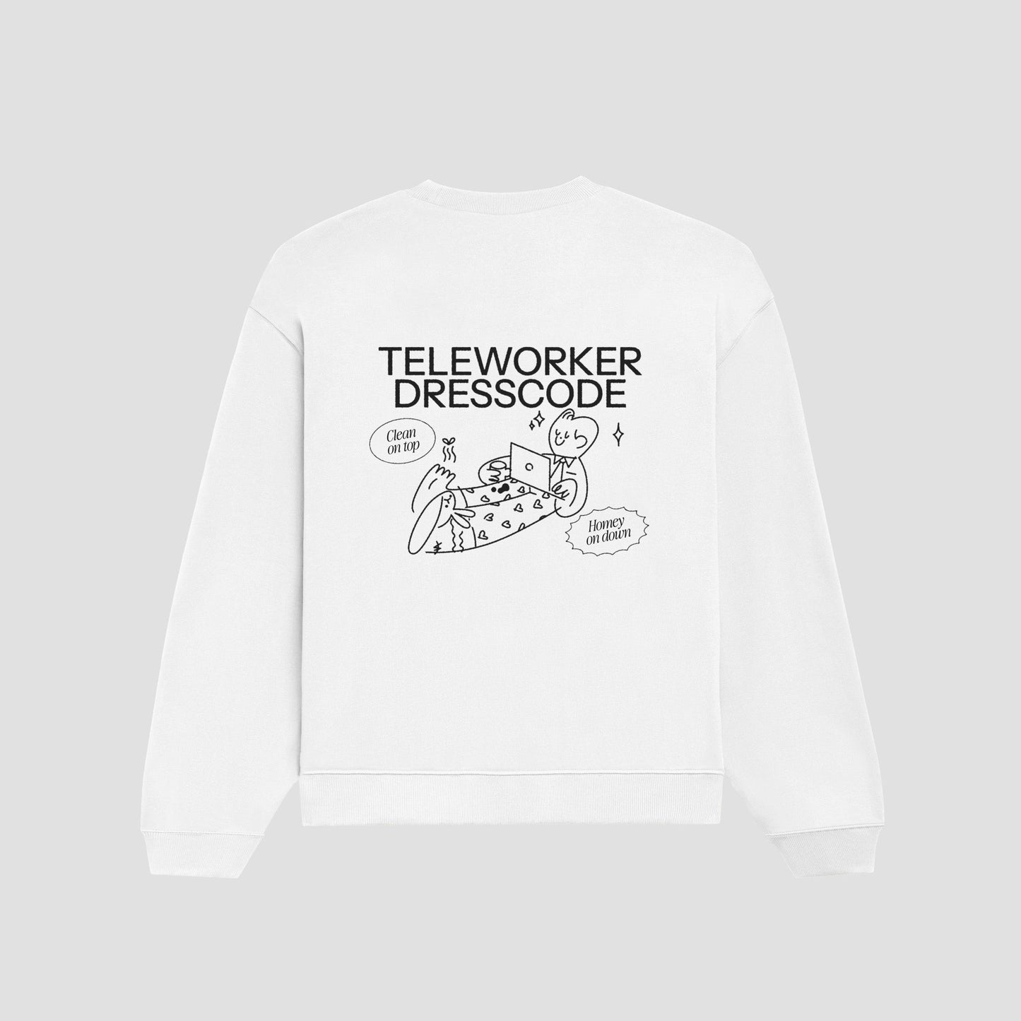 Sudadera Teleworker by Locomonky