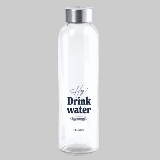 Botella "Hey, drink water"