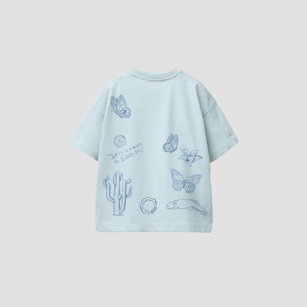 Camiseta Doodles Verde KID