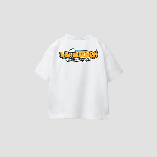 Camiseta Teamwork Blanco KID